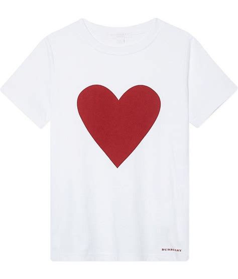 burberry heart print t shirt|Burberry shirts price range.